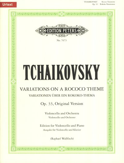 P.I. Tschaikowsky: Variationen über ein Rokok, VcKlav (KASt)