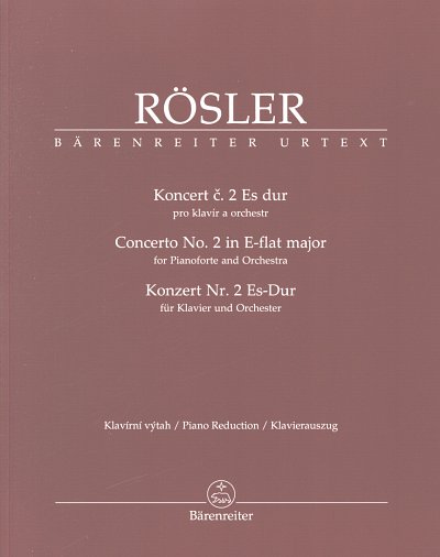 J.J. Rösler: Konzert Nr. 2 Es-Dur, 2Klav (KA)