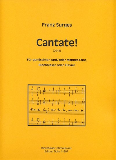 F. Surges: Cantate! (Stsatz)