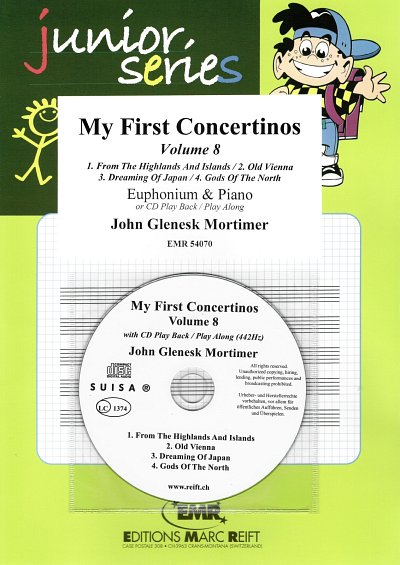 J.G. Mortimer: My First Concertinos Volume 8, EuphKlav (+CD)