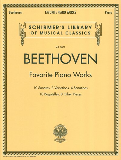 L. v. Beethoven: Beethoven - Favorite Piano Works, Klav