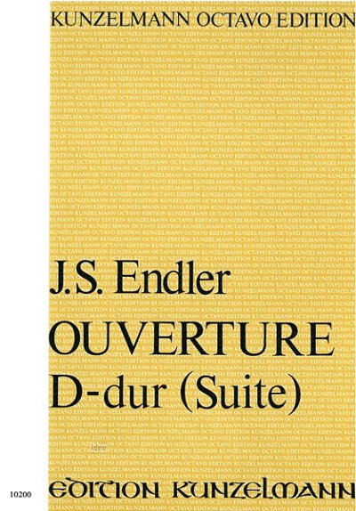 J.S. Endler: Ouverture D-Dur für Violine und, VlOrch (Part.)
