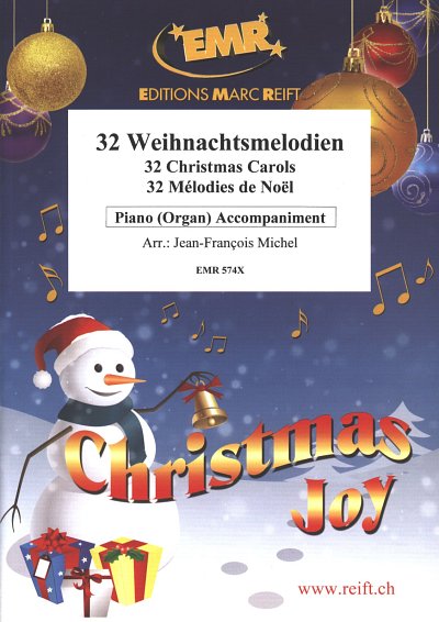 J. Michel: 32 Weihnachtsmelodien / Christmas, 3TrpKlav