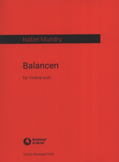 I. Mundry: Balancen, Viol