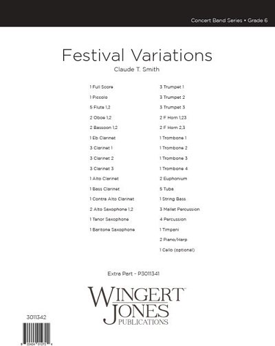 C.T. Smith: Festival Variations, Blaso (Part.)
