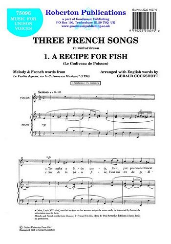 Three French Songs (Chpa)