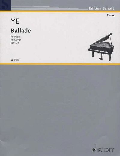 Y. Xiaogang: Ballade op. 25 , Klav