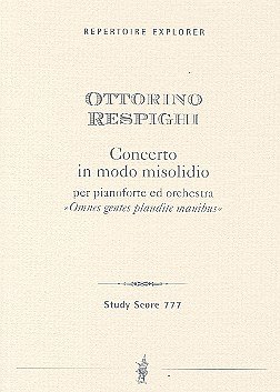 O. Respighi: Concerto in modo misolidio, KlavOrch (Stp)