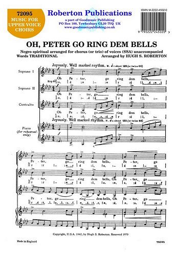 Oh, Peter, Go Ring Dem Bells, FchKlav (Chpa)
