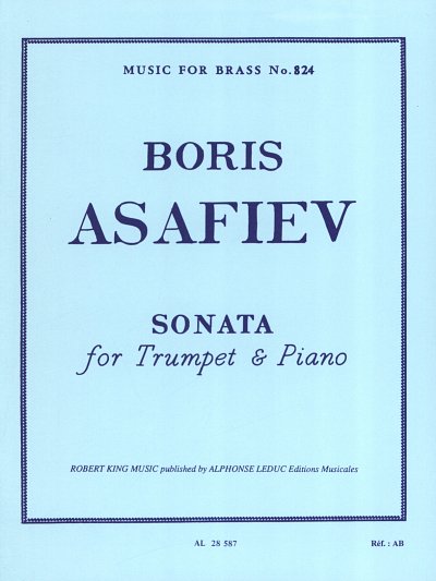 B. Asafiev: Sonata, TrpKlav (KlavpaSt)