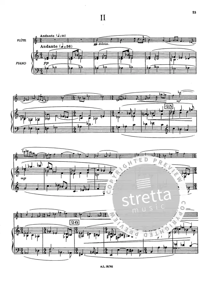 J. Ibert: Concerto für Flöte und Orchester, FlOrch (KASt) (2)