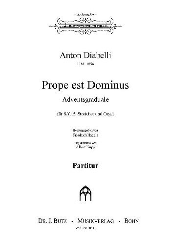 A. Diabelli: Prope Est Dominus