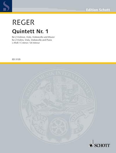 DL: M. Reger: Quintett Nr. 1 c-Moll, 2VlVaVcKlav (Pa+St)