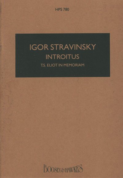 I. Strawinski: Introitus (Stp)