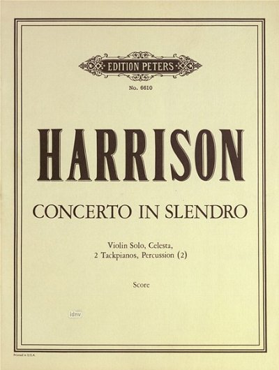 Harrison Lou: Konzert In Slendro