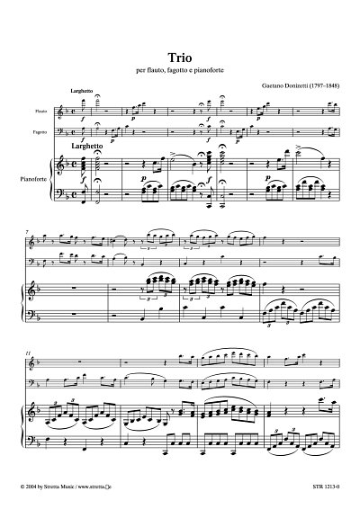 DL: G. Donizetti: Trio F-Dur