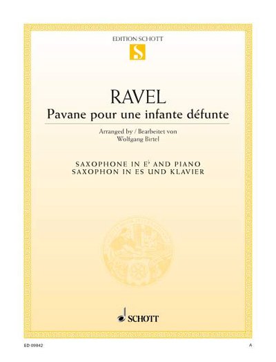 DL: M. Ravel: Pavane pour une infante défunte, ASaxKlav