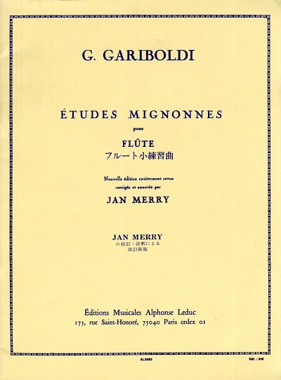 G. Gariboldi: Études mignonnes op. 131, Fl