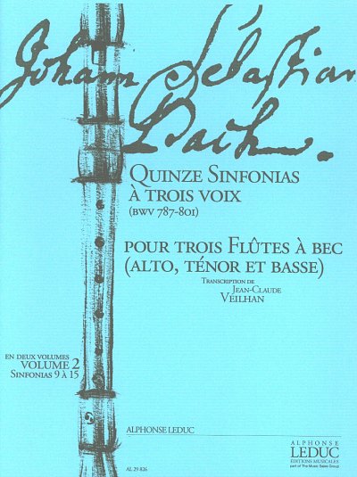 AQ: J.S. Bach: Quinze Sinfonias à trois voix 2, 3Bl (B-Ware)