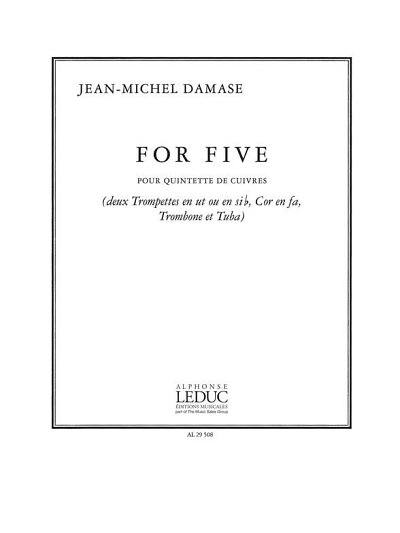 J.-M. Damase: For Five, 5Blech (Pa+St)