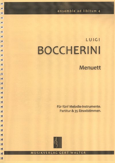 L. Boccherini: Menuett A-Dur, variables Ensemble