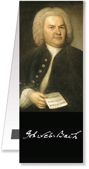 J.S. Bach: Lesezeichen magnetisch - Bach Portrait