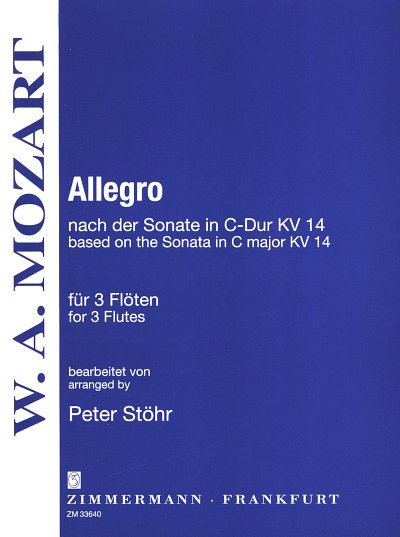 W.A. Mozart: Allegro nach der Sonate KV 14