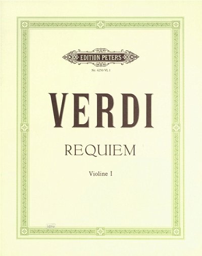 G. Verdi: Requiem, 4GesGchOrch (Vl1)