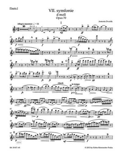 A. Dvorak: Sinfonie Nr. 7 d-Moll op. 70, SinfOrch (HARM)