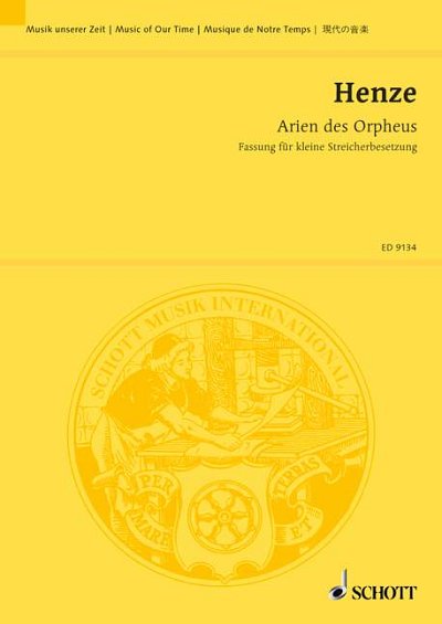 H.W. Henze: Arien des Orpheus