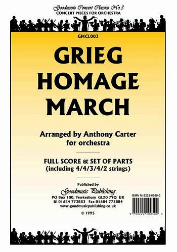 E. Grieg: Homage March, Sinfo (Pa+St)