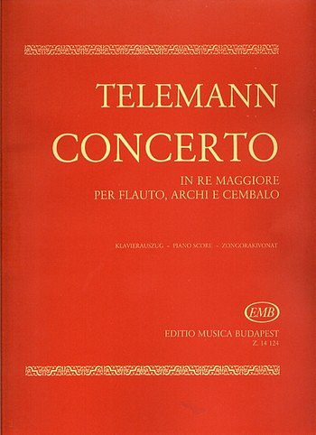 G.P. Telemann: Concerto in re maggiore per, FlStrCemb (KASt)