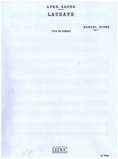 M. Dupré: Laudate Dominum Op. 9 No.4 (SA)