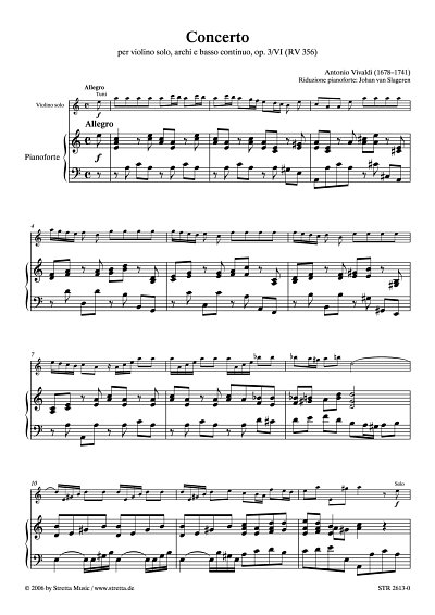 DL: A. Vivaldi: Konzert a-Moll fuer Violine, Streicher und B
