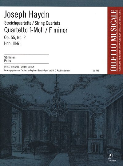 J. Haydn: Streichquartett f-Moll op. 55/2 , 2VlVaVc (Stsatz)