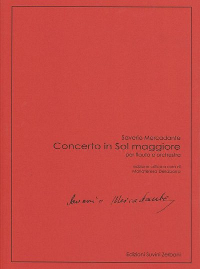 S. Mercadante: Concerto in Sol maggiore, FlOrch (Part.)