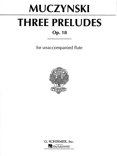 R. Muczynski: 3 Preludes, Op. 18, FlKlav (KlavpaSt)