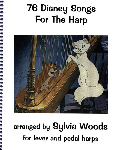 S. Woods: 76 Disney Songs, Hrf (Spiral)