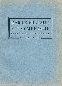 D. Milhaud: Symphonie No.7, Op.344, Sinfo (Stp)