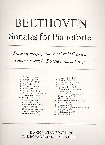 L. v. Beethoven: Sonata In A Op.101, Klav