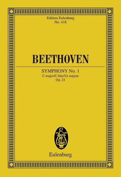 DL: L. v. Beethoven: Sinfonie Nr. 1 C-Dur, Orch (Stp)