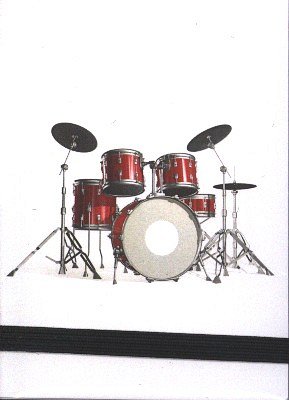 Notizblock Schlagzeug