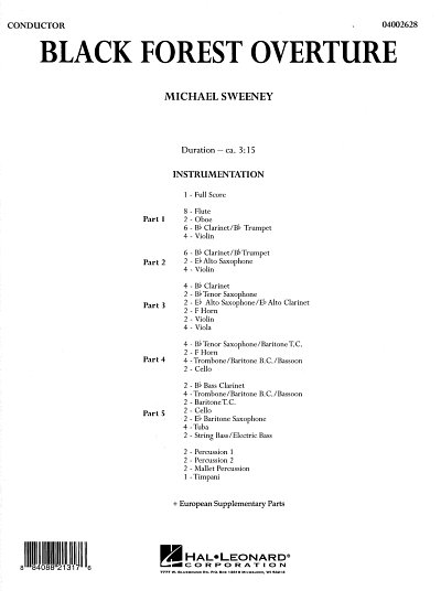 M. Sweeney: Black Forest Overture, Var5 (Part.)