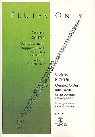 Richter Giuseppe: Quintett C-Dur Flutes Only