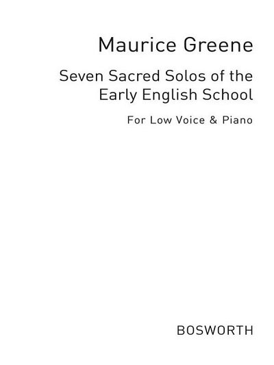 Seven Sacred Solos Of The Early English School (Bu)
