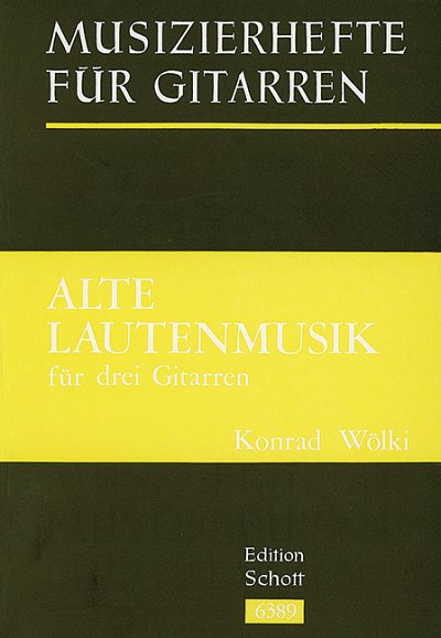 DL: W. Konrad: Alte Lautenmusik, 3Git (Sppa)