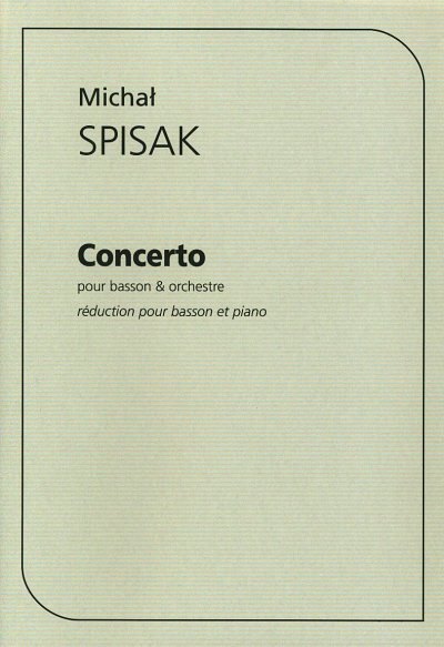 Concerto Basson Et Piano, Fag (Part.)