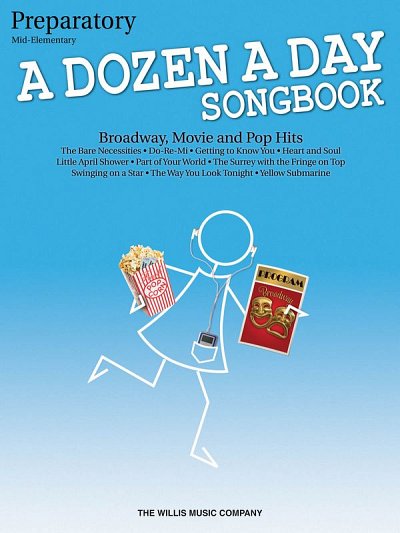 A Dozen a Day Songbook - Preparatory Book, Klav