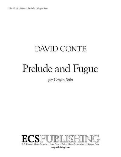 Prelude and Fugue: In Memoriam Nadia Boulanger, Org
