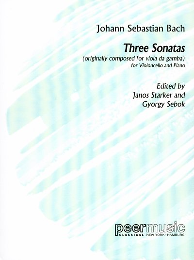 J.S. Bach: 3 Sonaten Bwv 1027-1029 - Vdg Cemb